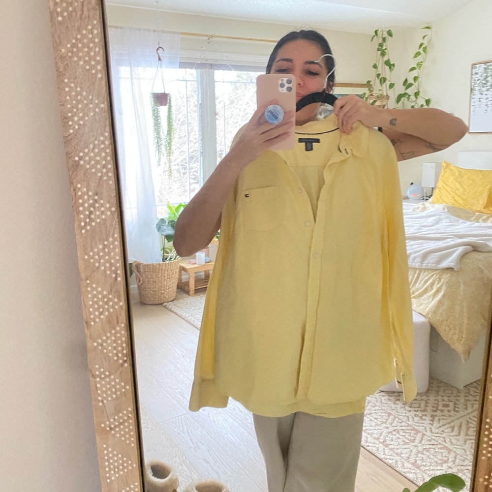 Yellow Button Down - image 2